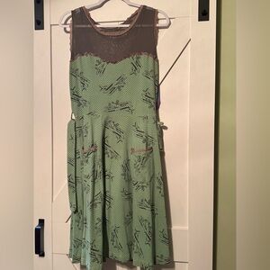 Effie's Heart Casual Green Midi Dress